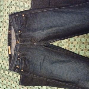 Adriano Goldschmeid cigarette leg jeans.